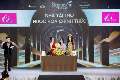 Charme Perfume trở thành nhà tài trợ nước hoa chính thức Miss Grand Vietnam 2024 ghi dấu hành trình 7 năm liên tiếp đồng hành cùng nhan sắc Việt